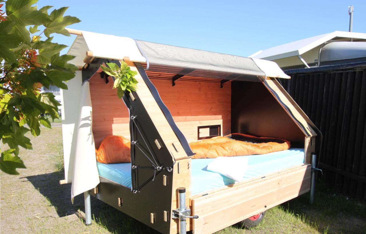 Strandgutkoje Auf Dem Campingplatz Strandgut Κουξχάφεν Εξωτερικό φωτογραφία